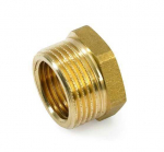 Žalvarinė redukcija GENERAL FITTINGS, 1/2"x 3/8", i&scaron;or/vid