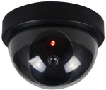 Dėklas iWear SC1 CCTV Ārējā Mājas Dro&scaron;ības Dummy Viltus Kameras ar mirgojo&scaron;u sarkano gaismu 2x AA baterija Melna