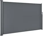 Juskys &Scaron;oninė markizė Dubai 300x160 cm tamsiai pilka