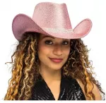 Kepurė Boland Party Partners B.V. Rožinė Cowboyhat, metallic