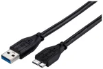 LinkIT USB 3.0, A - MicroB, 2 m. Micro B tik USB 3.0