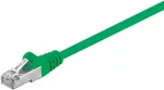 Goobay CAT 5e tinklo kabelis, F/UTP, žalias, 2 m, 2 m, Cat5e, F/UTP (FTP), RJ-45, RJ-45, Žalias