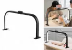 MichaelMarinelli LED lempa 40W kosmetologinė stalinė be&scaron;e&scaron;ėlė procedūroms kosmetologei / N286 / Juoda (SB11356)