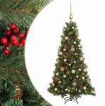 Dirbtinė kalėdinė eglutė su rutuliuku 120 cm 150 LED