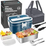 Anykuu elektrinė pietų dėžutė 100 W, 1,8 l, 12 V/24 V ir 220 V/240 V, B0CMYVC2NW