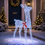 3D Kalėdų elnias LOVIISA 110 LED Mėlyna 70 x 26 x 100 cm