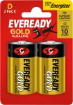 Energizer battery Eveready Gold D/LR20 CP2