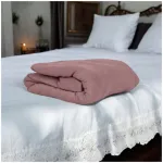 Kam-pol jersey paklodė su guma 60x120 pudros rožė