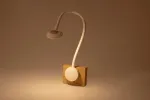 Lova Modus Soft Touch Balta led lempa lovūgalio miegamajam su usb