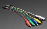Adafruit priedai, mažas aligatoriaus spaustukas į vyri&scaron;ką jumper laidų rinkinį - 6 vnt. - sku 3448