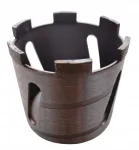 Deimantinis karūninis grąžtas 82 mm betonui, karūnėlė dėžutėms M16