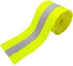 Marardi at&scaron;vaitinė juosta siuvimui - at&scaron;vaitinė juosta [5 m x 50 mm] [fluorescentinė geltona] 100% poliesteris - at&scaron;vaitinė juosta gerai matoma - atspindžio koeficientas &ge;300