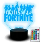Led naktinė lemputė 3d statulėlė graviruotas žaidėjo prietaisas Fortnite figūrėlės žaidimas