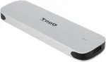 Tooq Tqe-2202s - i&scaron;orinis aliuminio korpusas M.2 Ngff Ssd diskams, sidabrinis