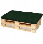 Superkissen24 Sodo baldų pagalvėlės i&scaron; palečių, vandeniui atsparus 2 vnt. komplektas 120x80+120x38
