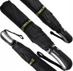Laikrodis 135 cm skėtis vyrams ir moterims, stiprus juodas automatinis unisex skėtis