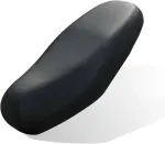 Kkvogmle universalus motociklo sėdynės užvalkalas, neper&scaron;lampamas, juodas motorolerio sėdynės užvalkalas, pu oda, elastingas motociklo sėdynės užvalkalas, motociklo apsauga nuo dulkių su velcro tvirtinimu, 80 x 60