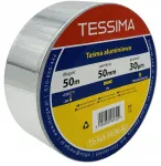 Aliuminio montavimo juosta Tessima 50m/50mm/30&micro;m akriliniai klijai + popierius