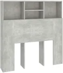 Lova Galvūgalis-spintelė, betono pilkos spalvos, 100x19x103,5cm