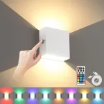 Led sieniniai &scaron;viestuvai vidaus patalpoms, maitinami baterijomis, pritemdomi, įkraunami usb, su jutikliniu valdymu, auk&scaron;tyn žemyn sieninis &scaron;viestuvas, aliumininiai sieniniai &scaron;viestuvai miegamajam, svetainei su nuotoliniu valdymu, rgb