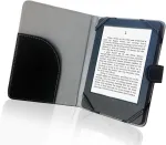Apsauginis dėklas 6 colių elektroninių knygų skaityklėms, pu oda, universalus, suderinamas su Onyx Boox, Kobo, Pocketbook, Boyue, Digma, Grammata, Bq, juodas