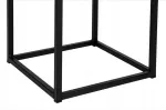 Gėlių stovas metalinis auk&scaron;tas gėlių vazonas juodas loft 30x30x75 cm