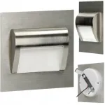 Adviti Led laiptų &scaron;viestuvas įleidžiamas laiptų ap&scaron;vietimas 12v &scaron;ilta 3000k satinas