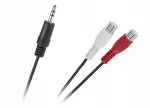 Cabletech Jack 3.5 ki&scaron;tukas - 2 Rca lizdai 25cm
