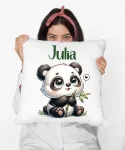 Dovanų rinkinys: puodelis, pagalvė ir mai&scaron;elis su panda