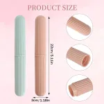 4 dantų &scaron;epetėlių dėklų rinkinys, ne&scaron;iojamas plastikinis dantų &scaron;epetėlių dėklas, kompakti&scaron;ka kelioninė dėžutė dantų &scaron;epetėliams, &scaron;auk&scaron;tams ir &scaron;akutėms, apsauginis dėklas dantų &scaron;epetėliams, stalo įrankiams, puikiai tinka kelionėms, stovyklavimui / &scaron;eimai,