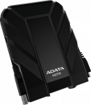 Kietasis diskas ADATA HD710P | 2000 GB | 2,5 colio | USB 3.1 (atgalinis suderinamas su USB 2.0) | Juodas | HD710 Pro atsparumo dulkėms ir vandeniui įvertinimai taikomi tik tada, kai USB prievado dangtelis yra tvirtai uždarytas.Plastikas / Apsauginis  ...