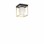 Lubinis &scaron;viestuvas Ideal Lux Ceiling lamp with 1 light LINGOTTO, E14, juodas