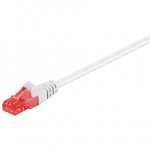 Goobay CAT 6 pataisų kabelis U/UTP | 68632 | I&scaron; anksto prijungtas, neekranuotas LAN kabelis su 2x RJ45 ki&scaron;tukais tinklo komponentams prijungti; Auk&scaron;tos kokybės variu dengtas aliuminio laidas (CCA) ir auksinu dengti kontaktai garantuoja puikų, galingą ...