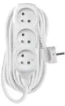 Emos Ilgintuvas 7 m / 3 lizdai / baltas / PVC / 1,5 mm&sup2;