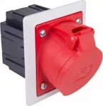 PCE Mazgas su 16A 5P 400V / 80x97 / raudona IP44 TWIST 415- 6pkr