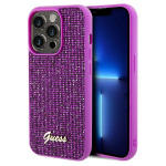 GUESS GUHCP14XPMSDGSF IPHONE 14 PRO MAX 6,7" FUKSJA / FUKSIJOS KIETAS DĖKLAS DISCO METAL SCRIPT
