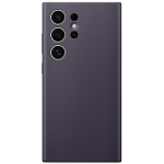 Dėklas &bdquo;Samsung Galaxy S24 Ultra Vegan&ldquo; odinis dangtelis tamsiai violetinis