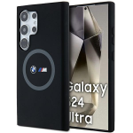 BMW M silikoninis Printed Ring MagSafe Samsung Galaxy S24 Ultra - dėklas telefonui juodos spalvos