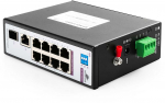 &Scaron;akotuvas Spacetronik SWITCH 8 prievadų SP-SGI108SP Pramoninis PoE SFP