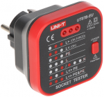 TINKLINIŲ LIZDŲ SU PATIKRINIMO FUNKCIJA TESTERIS RCD UT-07B-EU UNI-T