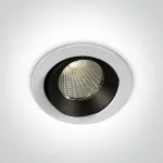 12W LED įleidžiamas &scaron;viestuvas, baltas, 3000K, IP65, 11112P/W/W