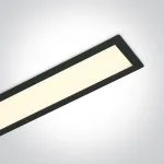 40W įleidžiamas linijinis &scaron;viestuvas, juodas, 3000K, 38152R/B/W