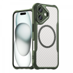 Hurtel Leading Series MagSafe silikoninis Apple iPhone 16 - dėklas telefonui žalios spalvos