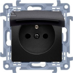 Kontakt Simon GN.1-KR.Z/U IP44 B/URS.Juodas SIMON10