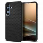 Spigen dėklas LIQUID AIR skirtas Samsung Galaxy S25 matte juodos spalvos