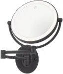 7W LED sieninis &scaron;viestuvas SELFIE, juodas, 3000/4000/6000K, dimeriuojamas