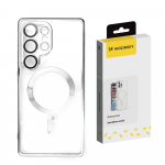 Wozinsky Electroplated with Magsafe for Samsung Galaxy S25 Plus - dėklas telefonui sidabro spalvos