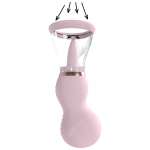 Pumped By Shots Rožinė Sensual - Rechargeable Vulva and Breast Pump - Rožinė