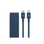 Apple &bdquo;Beats&ldquo; USB-C&ndash;USB-C austas laidas (1,5 m) &ndash; &bdquo;Nitro Navy&ldquo;