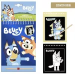 CERD&Aacute; Bluey scratch stationery set